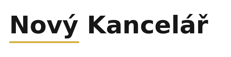 Nový Kancelář logo